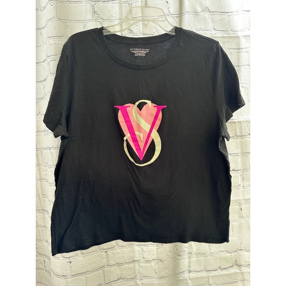 Victoria's Secret Graphic Tee Crew Neck Short Sleeve Top XL